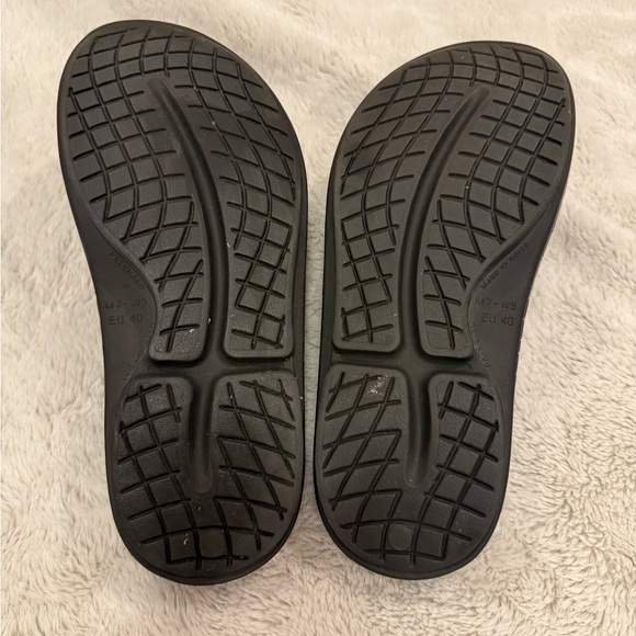 OOFOS OOahh Slide Sandals W9/M7 - Picture 4 of 5